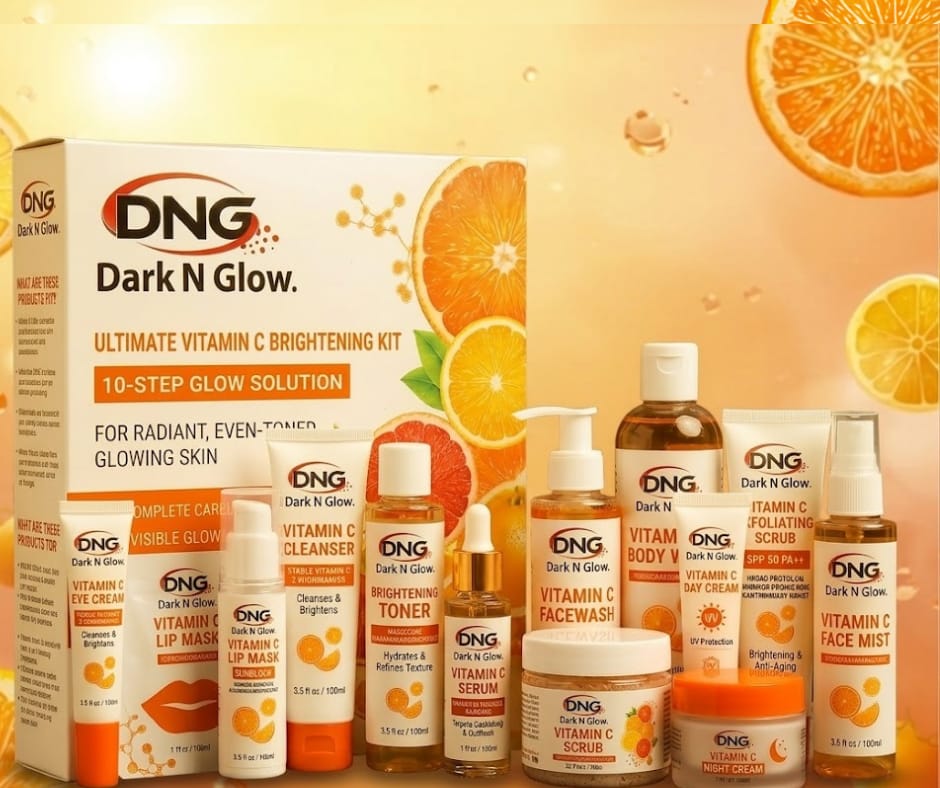 Ultimate Vitamin C Brightening Kit (Complete 10-Step Glow Solution)
